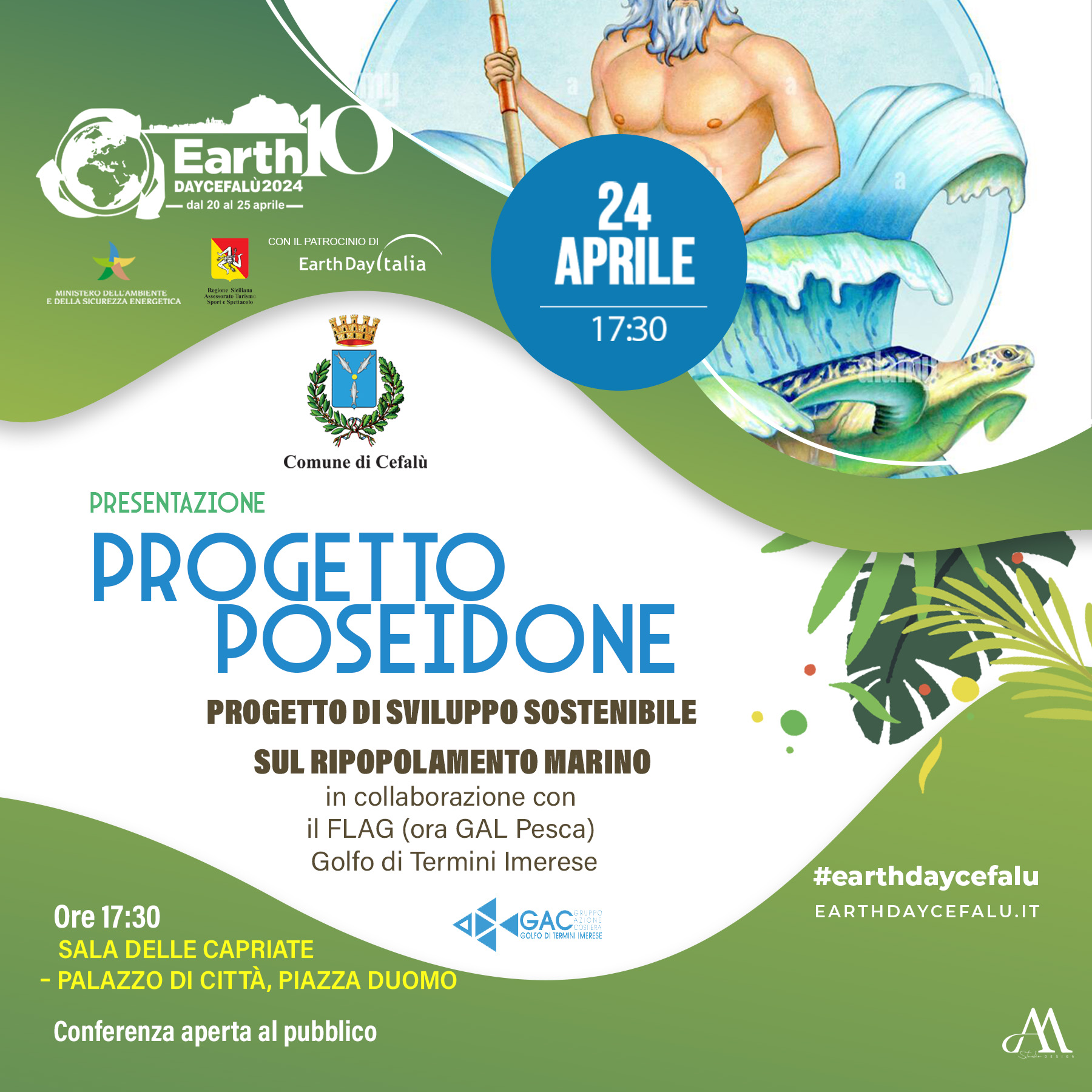 progetto poseidone earth day cefalu