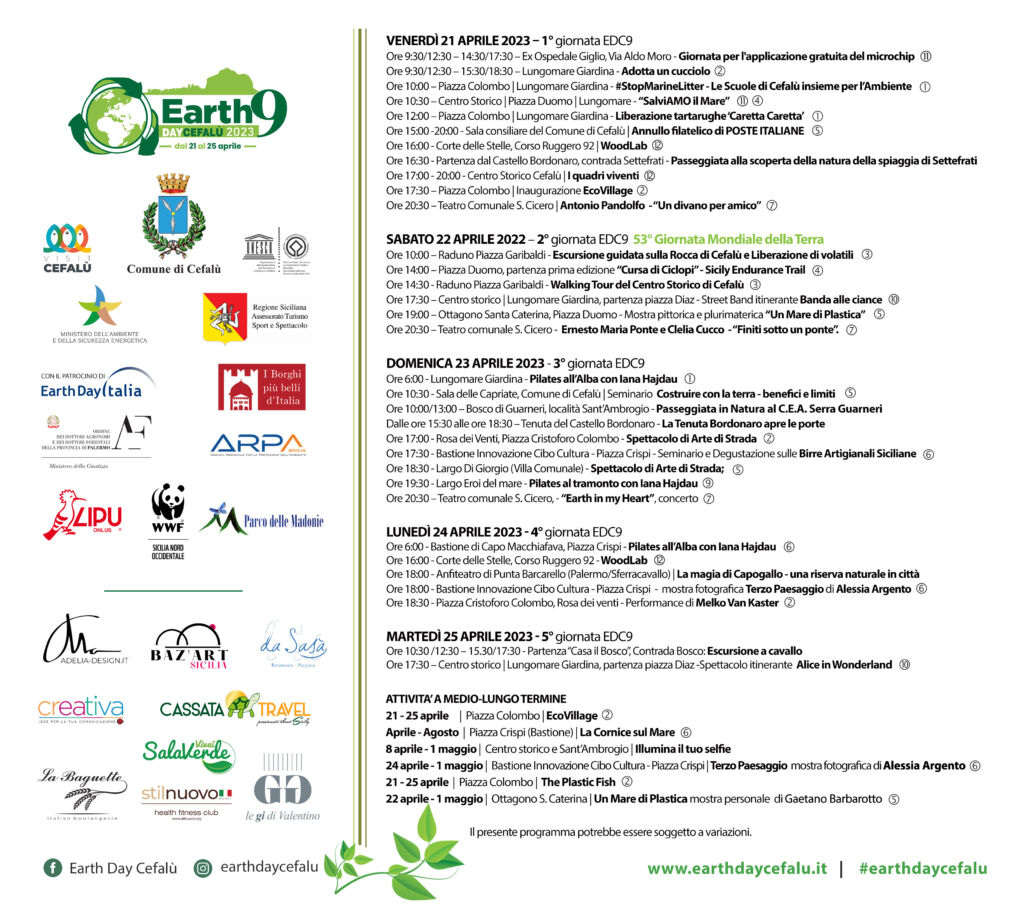 earth day cefalu 2023