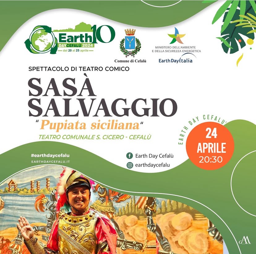 Sasà Salvaggio earth day cefalu